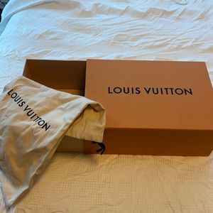 LV dust bag and box
